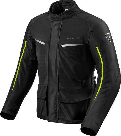 Geaca Moto REVIT Voltiac 2 Black/Yellow